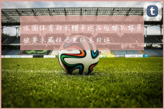 法国体育部长赠幸运石给球队球员被要求藏袜子里以求好运